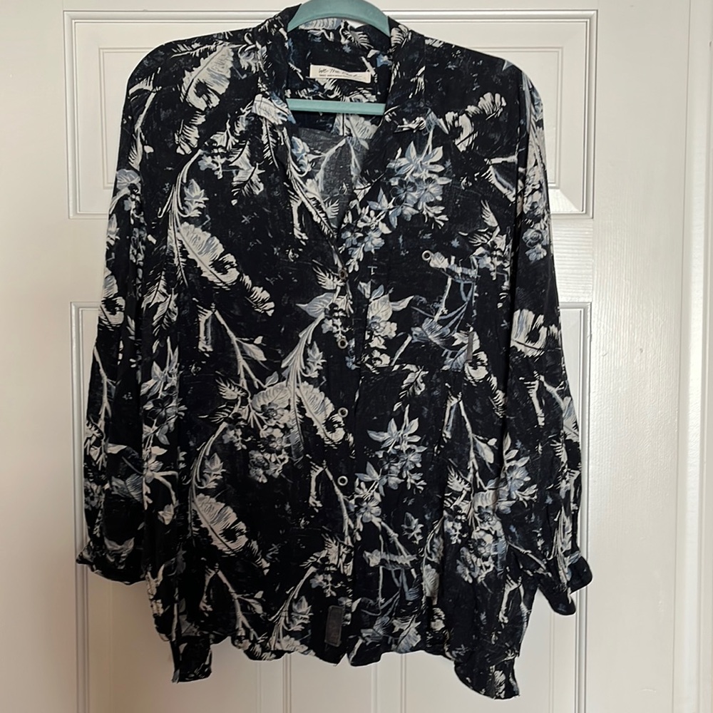 Free People long sleeve button up